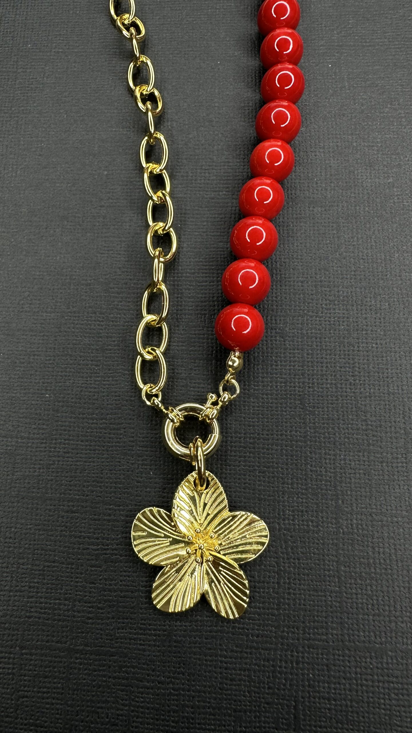 COLLAR MIXTO ROJO