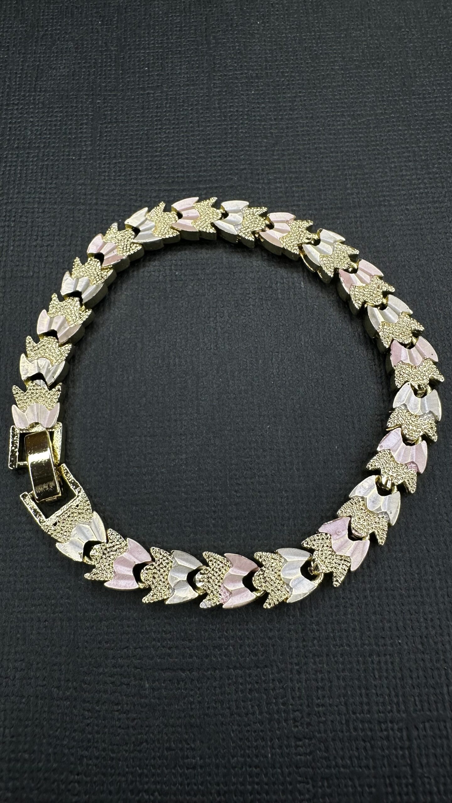 PULSERA FLORES ESMALTADAS